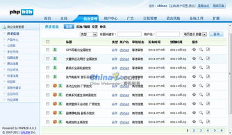 友鄰b2b phpb2b 體驗報告 快捷友好的b2b建站系統